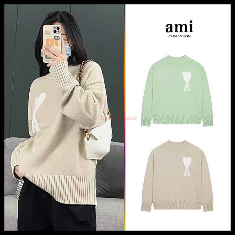 Ami Designer Fashion Clothing Sweaters the Correct Version of Ami Love 2022ss Classic Embroidery Big Love Couple' Autumn Winter New Round Neck Loose, Shipping fee
Ami Designer Fashion Clothing Sweaters the Correct Version of Ami Love 2022ss Classic Embroidery Big Love Couple' Autumn Winter New Round Neck Loose, Shipping fee