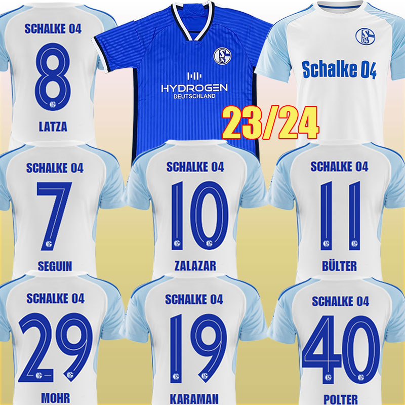 23 24 Schalke 04 home away Soccer Jerseys OUWEJAN PALSSON LODE LATZA TERODDE ZALAZAR BULTER LEE FLICK PIERINGER DREXLER THIAW MATRICIANI 2023 Football Shirt
23 24 Schalke 04 home away Soccer Jerseys OUWEJAN PALSSON LODE LATZA TERODDE ZALAZAR BULTER LEE FLICK PIERINGER DREXLER THIAW MATRICIANI 2023 Football Shirt