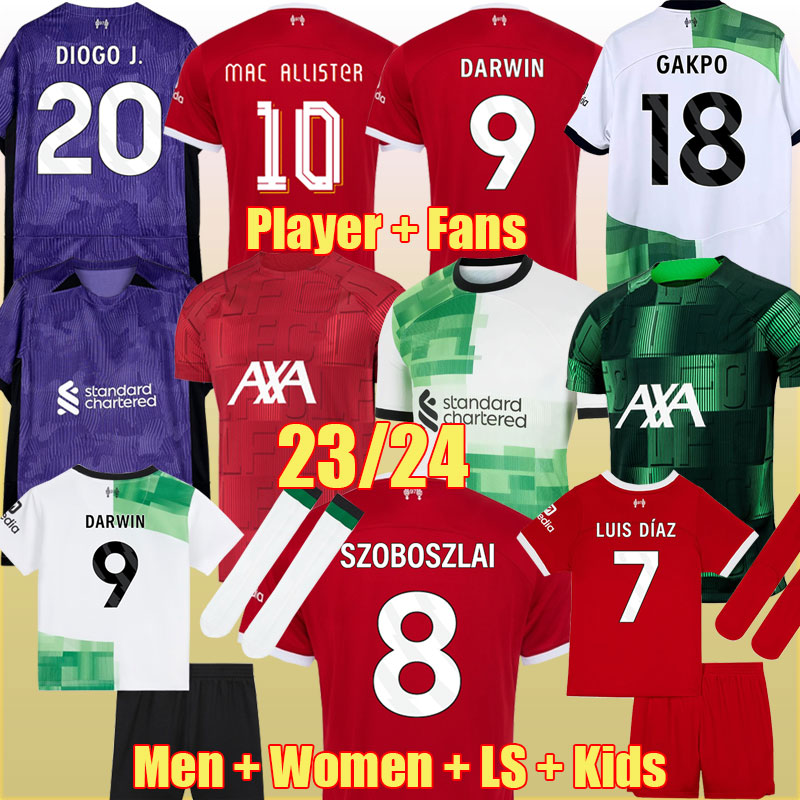 S 3XL 4XL 23 24 Mohamed DARWIN SZOBOSZLAI soccer jerseys LUIS DIAZ #7 women ALEXIS 2023 2024 ALLISTER third purple football shirts GAKPO CARVALHO mens Kids kit uniforms
S 3XL 4XL 23 24 Mohamed DARWIN SZOBOSZLAI soccer jerseys LUIS DIAZ #7 women ALEXIS 2023 2024 ALLISTER third purple football shirts GAKPO CARVALHO mens Kids kit uniforms