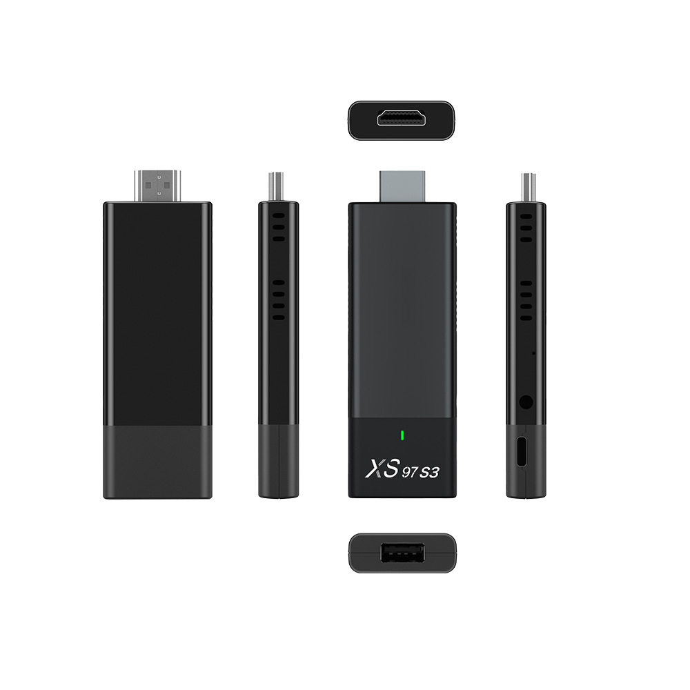 XS97 S3 TV Stick Box For Android 10 HD 4K HDR 2.4G 5G Wifi Model TV Box Media Player TV Receiver Set Top Box