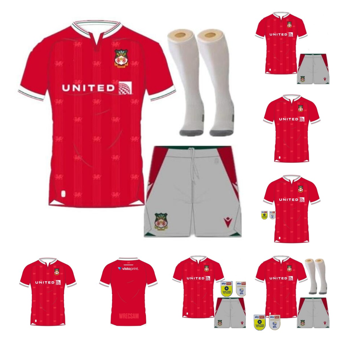 23 24 Wrexham soccer jerseys S. Boden F. Takyi P. Rutherford S. Wedgbury Daniel Allsopp Billy Ashcroft 2023 2024 football shirt MEN KIDS DAVIES YOUNG MULLIN CANNON uniform
23 24 Wrexham soccer jerseys S. Boden F. Takyi P. Rutherford S. Wedgbury Daniel Allsopp Billy Ashcroft 2023 2024 football shirt MEN KIDS DAVIES YOUNG MULLIN CANNON uniform