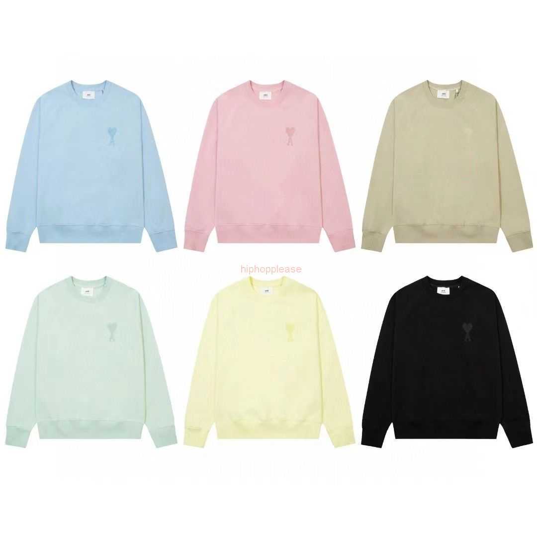 Ami Designer Fashion Clothing Men' Sweatshirts Ami Macaron/letter Love Embroidery Round Neck Autumn Winter Pullover Classic Couple Loose Sweater for Both Men Women, Shipping fee
Ami Designer Fashion Clothing Men' Sweatshirts Ami Macaron/letter Love Embroidery Round Neck Autumn Winter Pullover Classic Couple Loose Sweater for Both Men Women, Shipping fee
