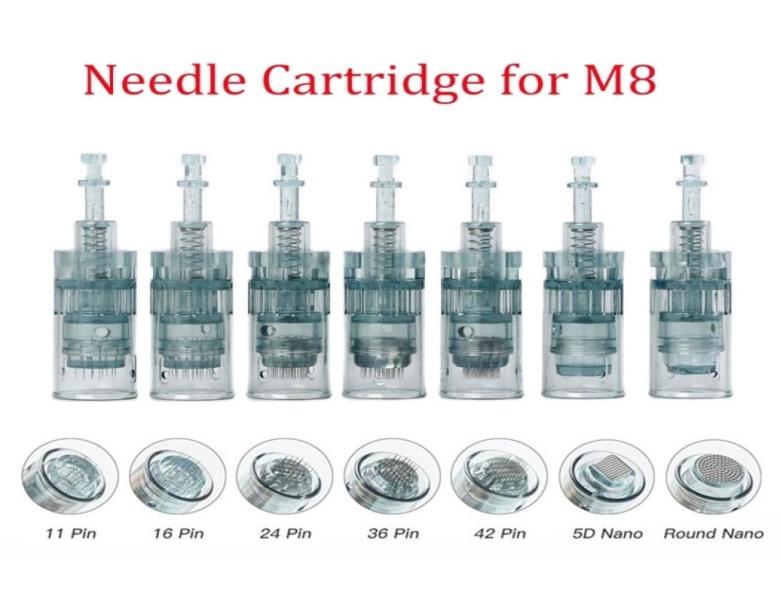 

1020Pcs Dr Pen M8 Needle Cartridges Bayonet 11 16 36 42 Nano MTS Micro Needling for Dr pen Microneedling 2112294417237