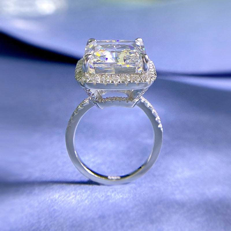 Exquisite 2024 Sparkg Wedding Rings: urious Sterg Sier & Ice-Cut Moissanite
