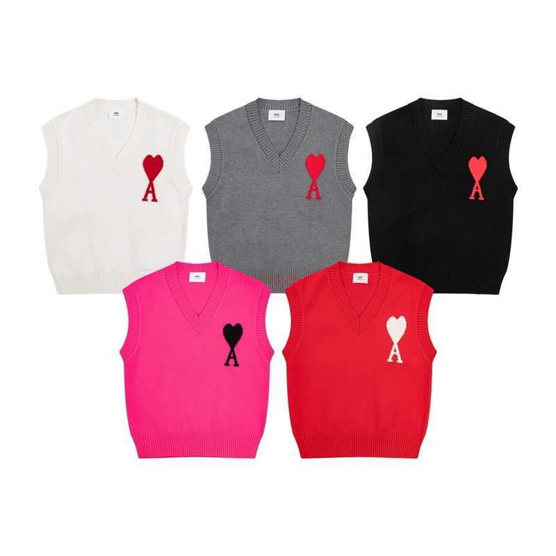 Ami Designer Fashion Clothing Sweaters Ami American Fashion Brand Love Letter V-neck Tank Top Sweater Pullover Overlay Loose Men's Women's Sweater Top
Ami Designer Fashion Clothing Sweaters Ami American Fashion Brand Love Letter V-neck Tank Top Sweater Pullover Overlay Loose Men's Women's Sweater Top