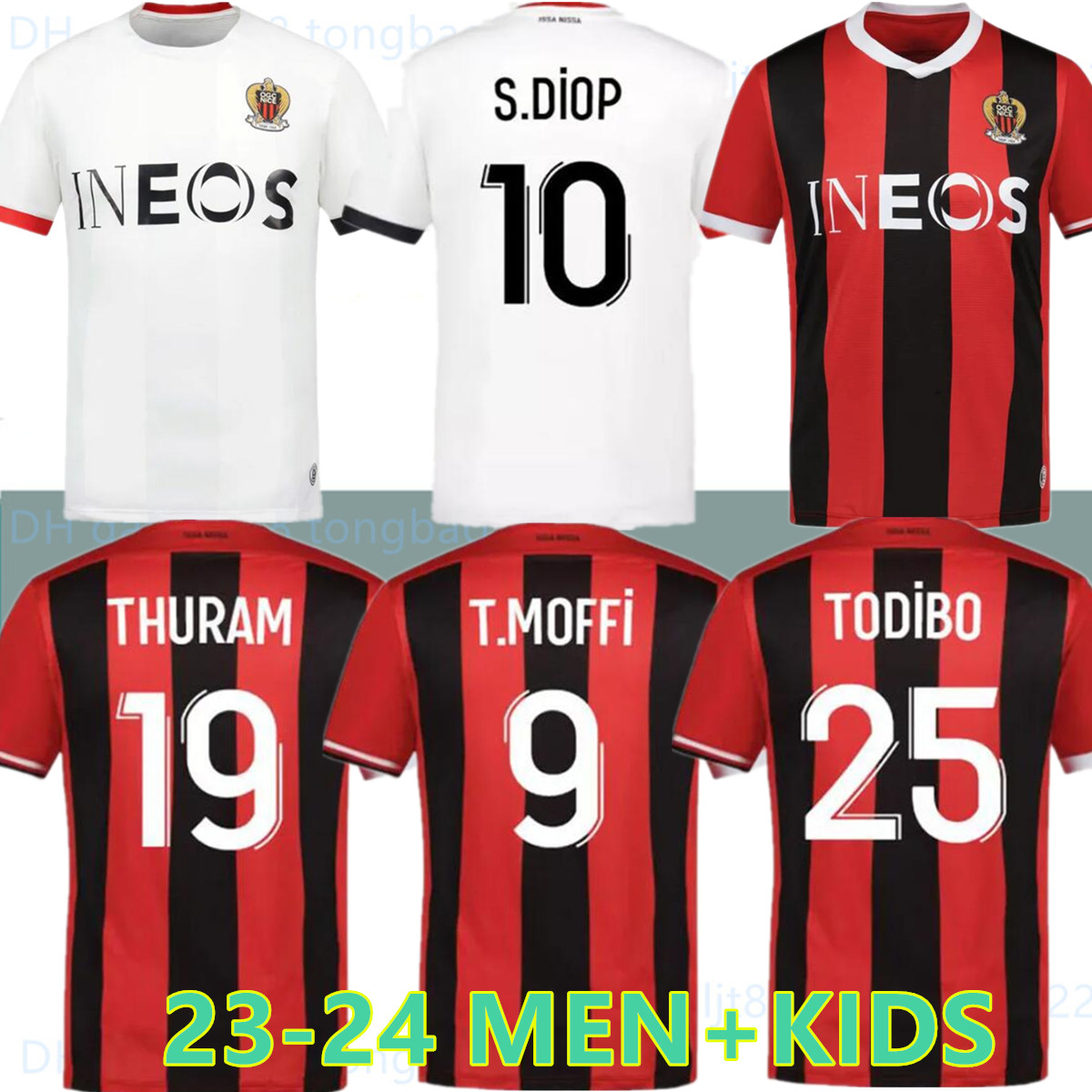 23 24 OGC Nice FC soccer jerseys PEPE LABORDE BRAHIMI S. DIOP 2023 2024 OGCNice T. MOFFI DANTE KAMARA ATAL BARKLEY Kluivert Stengs VITI football shirts, 23-24 away
23 24 OGC Nice FC soccer jerseys PEPE LABORDE BRAHIMI S. DIOP 2023 2024 OGCNice T. MOFFI DANTE KAMARA ATAL BARKLEY Kluivert Stengs VITI football shirts, 23-24 away