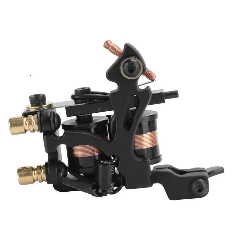 Tattoo Machine Professional Alloy Coil Tattoo Machine Portable Strong Motor Liner Shader Tattoo Machine Permanent Makeup Tattoo Accessories 230701