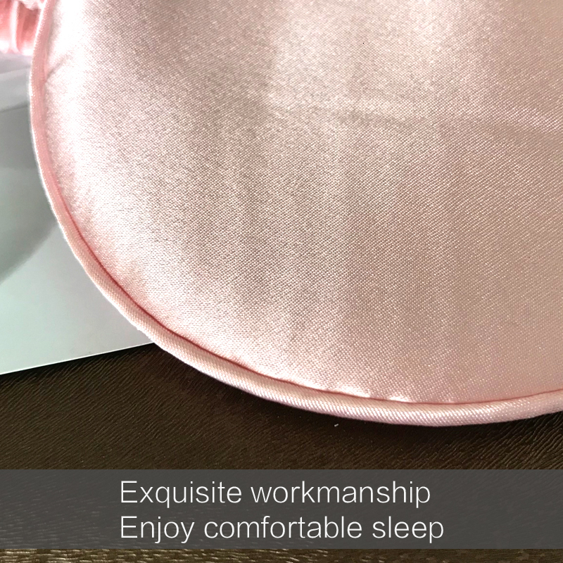 Sleep Masks 19 Momme Mulberry Silk Sleep Eye Mask Blindfold with Elastic Strap Soft Eye Cover Eyeshade for Night Sleeping Travel Nap 230701