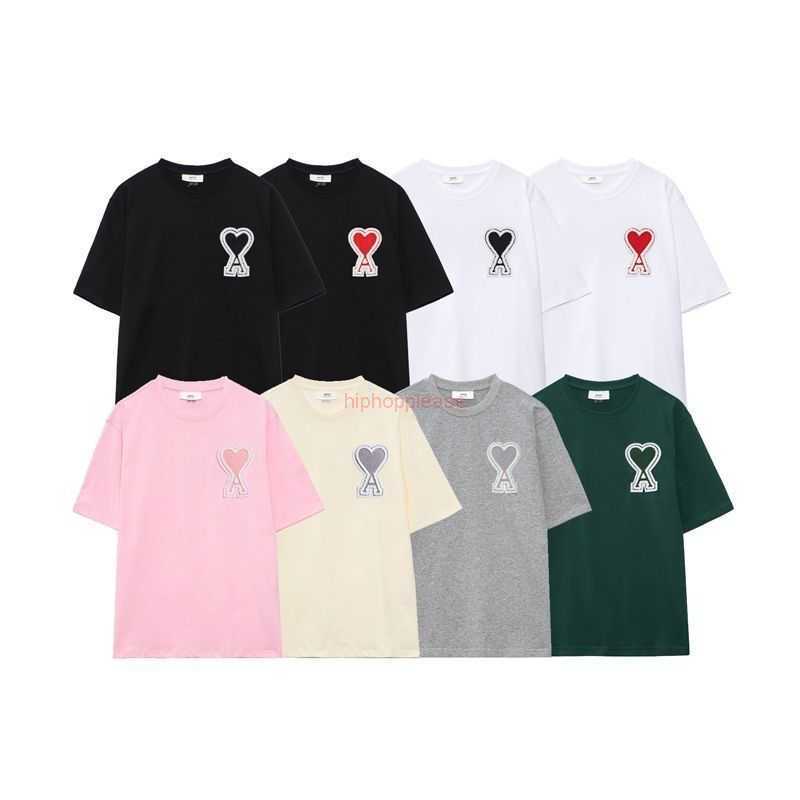 Ami Designer Fashion Clothing Tees Tshirts Ami Embroidery Love a Solid Short Sleeve Unisex Loose Cotton Simple Round Neck T-shirt Couple Half Sleeve
Ami Designer Fashion Clothing Tees Tshirts Ami Embroidery Love a Solid Short Sleeve Unisex Loose Cotton Simple Round Neck T-shirt Couple Half Sleeve