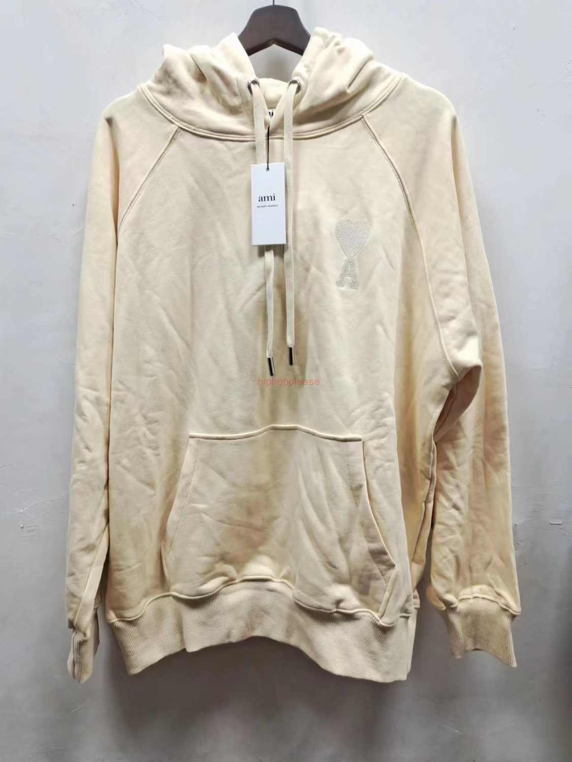 Ami Designer Fashion Clothing Men's Sweatshirts 22ssam Macaron Twill Hidden Same Color Love Embroidery Hoodie Loose Casual Men Women, Shipping fee
Ami Designer Fashion Clothing Men's Sweatshirts 22ssam Macaron Twill Hidden Same Color Love Embroidery Hoodie Loose Casual Men Women, Shipping fee
