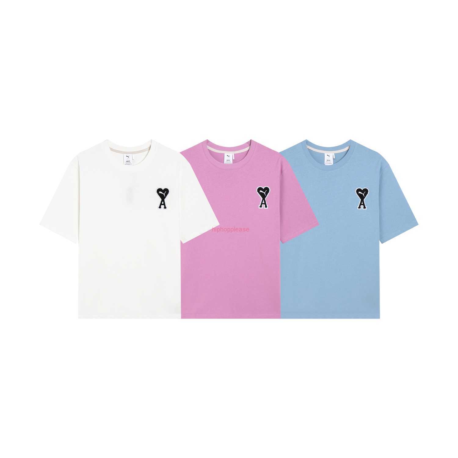 Ami Designer Fashion Clothing Tees Tshirts 23 Spring/summer New Ami Co Branded Short Sleeve Love Heart a Loose Unisex Couple Casual T-shirt, Purplish red
Ami Designer Fashion Clothing Tees Tshirts 23 Spring/summer New Ami Co Branded Short Sleeve Love Heart a Loose Unisex Couple Casual T-shirt, Purplish red