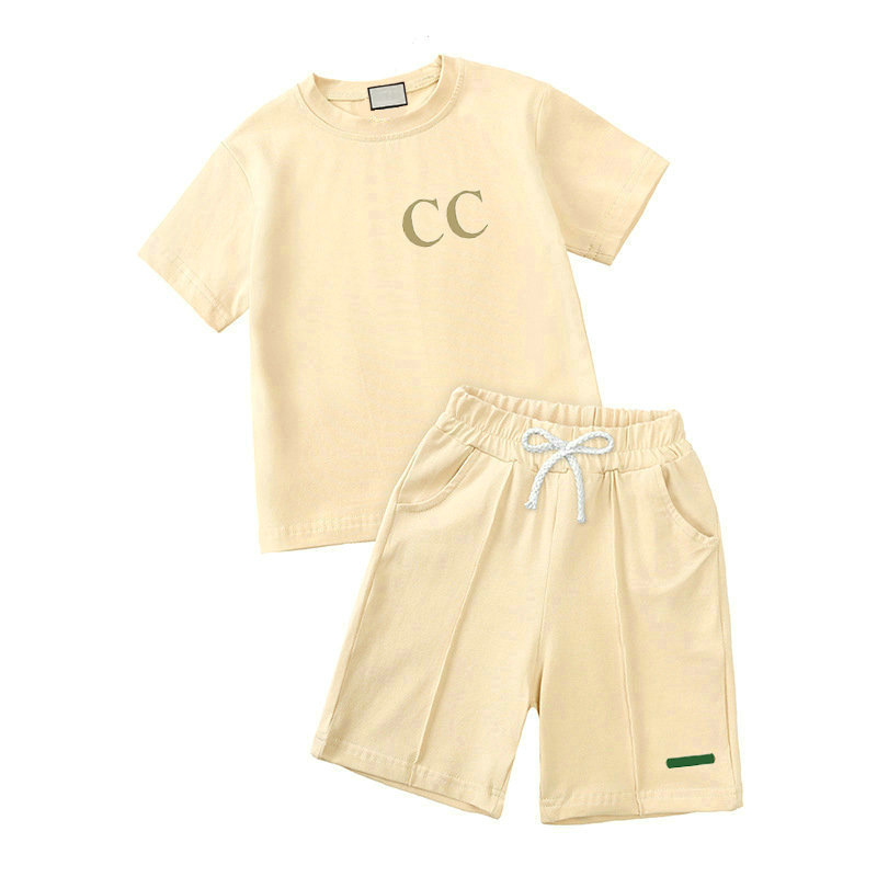 Luxury Designer 3 styles Baby Kids Clothing Sets Classic Brand Clothes Suits Childrens Summer Short Sleeve Letter Lettered Shorts Fashion Shirt In stock