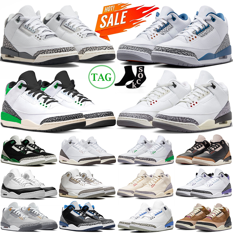 OG 3 jumpman 3s basketball shoes for men women Wizards White Cement Black Cat Dark Iris Racer Blue Pine Green Cardinal Red mens trainers outdoor sports sneakers, #29
OG 3 jumpman 3s basketball shoes for men women Wizards White Cement Black Cat Dark Iris Racer Blue Pine Green Cardinal Red mens trainers outdoor sports sneakers, #29