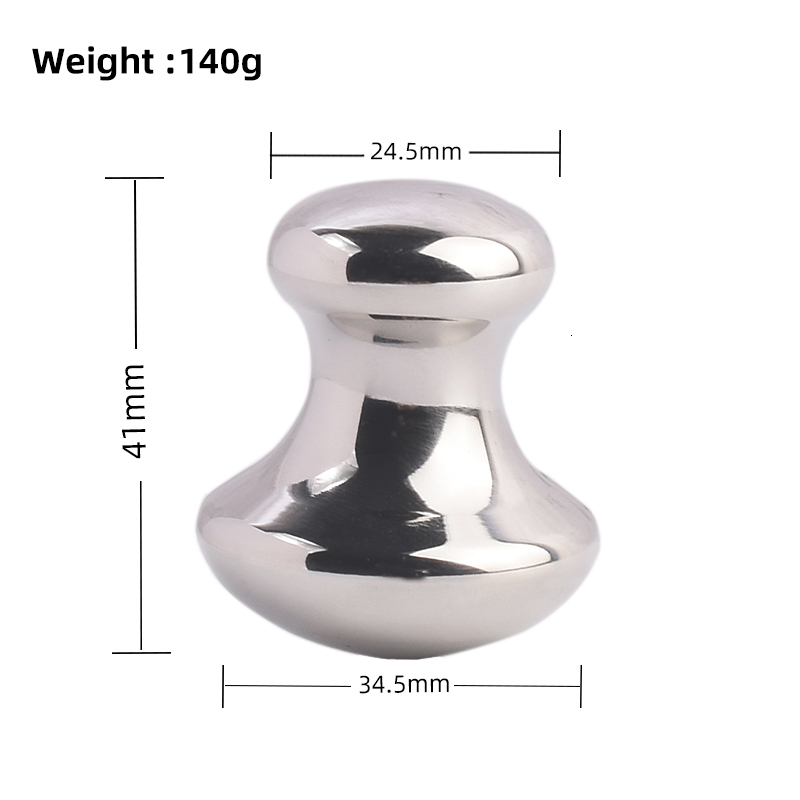 Massage Stones Rocks Mushroom Massager 304 Stainless Steel Face Gua Sha Tool Back Head Foot Massage Anti Wrinkle Cellulite Skin Health Beauty Product 