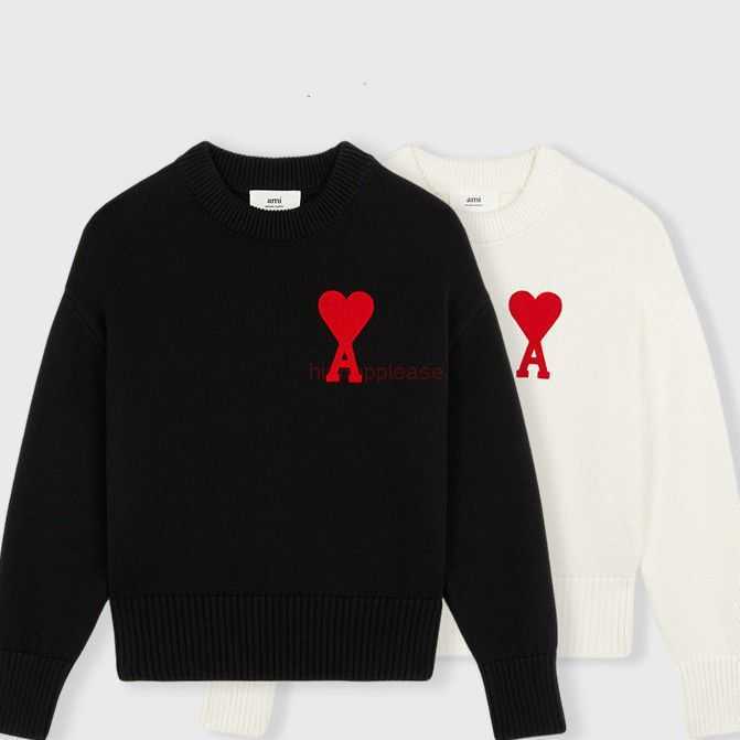 Ami Designer Fashion Clothing Sweaters Classic Love Embroidered Sweater for Men Women Solid Color Loose Sleeve Round Neck Knitted Couple Sweater, Shipping fee
Ami Designer Fashion Clothing Sweaters Classic Love Embroidered Sweater for Men Women Solid Color Loose Sleeve Round Neck Knitted Couple Sweater, Shipping fee