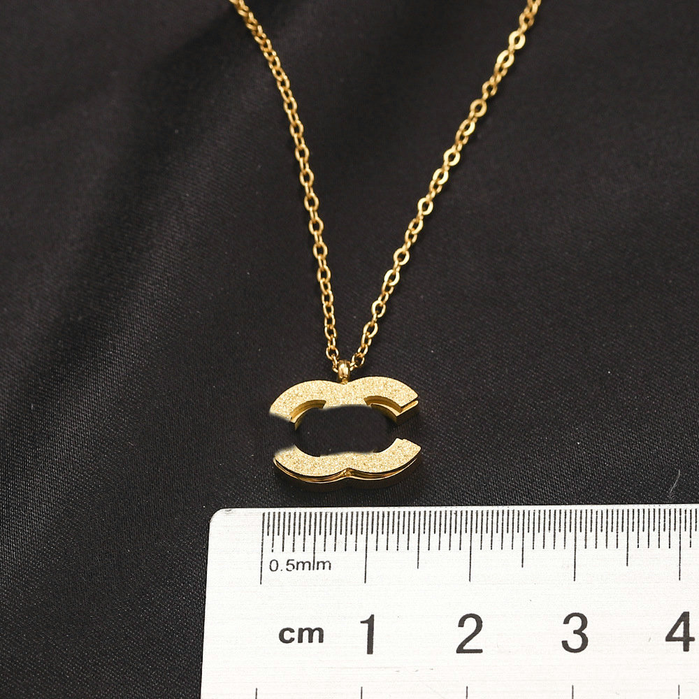 10 style classical designer necklace choker pendant chain letter gold necklaces channels chanellies jewelry women accessories gifts