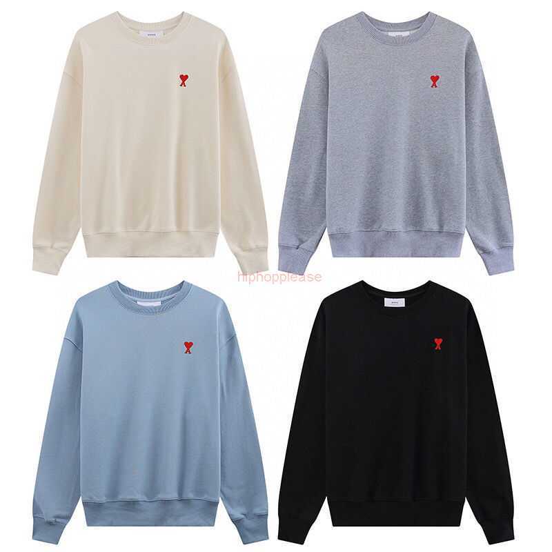 Ami Designer Fashion Clothing Mens Sweatshirts the Correct Version of Ami Round Neck Sweater Little Love Embroidery for Men Women in the Same Style Couples Fashion Si, Shipping fee
Ami Designer Fashion Clothing Mens Sweatshirts the Correct Version of Ami Round Neck Sweater Little Love Embroidery for Men Women in the Same Style Couples Fashion Si, Shipping fee