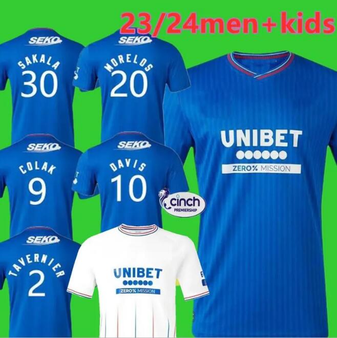 23 24 Glasgow Rangers Soccer Jerseys 2023 2024 Home blue Sakala KENT TAVERNIER MORELOS COLAK Hogan Football Shirt men Kids Kit fans player version camiseta de
23 24 Glasgow Rangers Soccer Jerseys 2023 2024 Home blue Sakala KENT TAVERNIER MORELOS COLAK Hogan Football Shirt men Kids Kit fans player version camiseta de