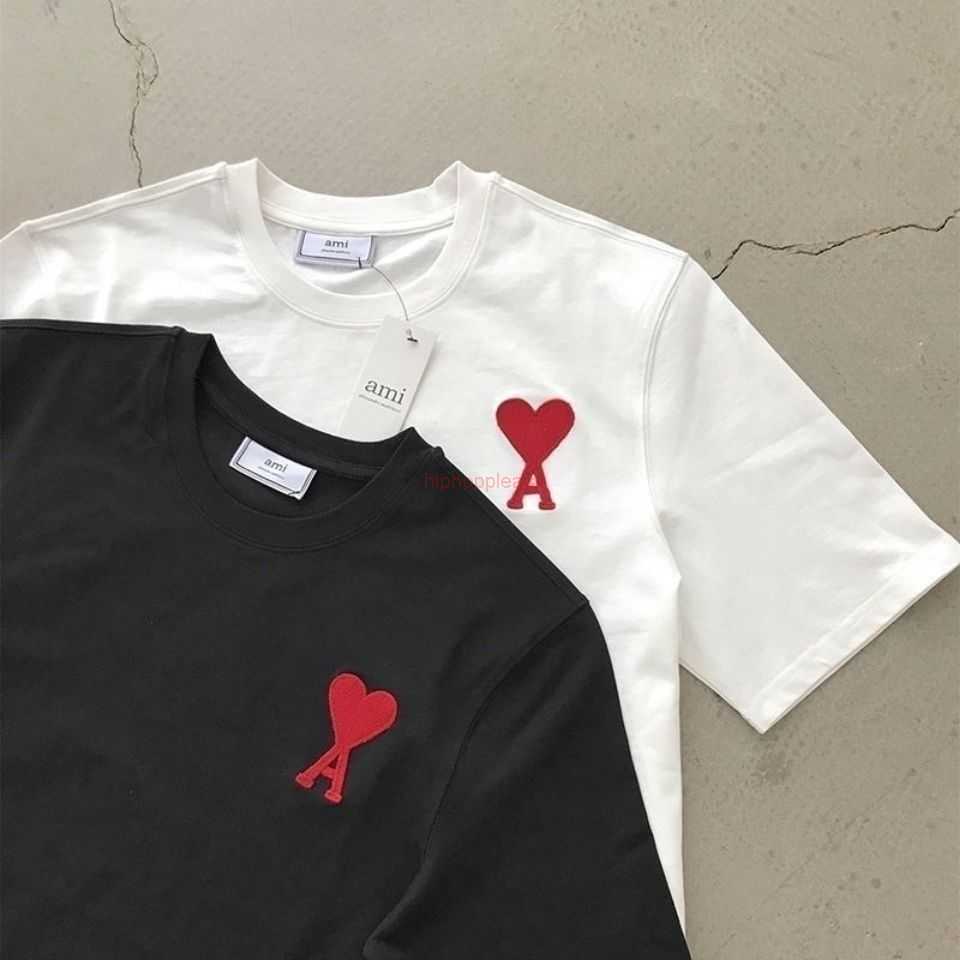 Ami Designer Fashion Clothing Tees Tshirts 2023 Correct Edition Ami High Edition Embroidered Heart Red Heart a Short Sleeve Tshirt Pure Cotton Korean Version Couple, White
Ami Designer Fashion Clothing Tees Tshirts 2023 Correct Edition Ami High Edition Embroidered Heart Red Heart a Short Sleeve Tshirt Pure Cotton Korean Version Couple, White