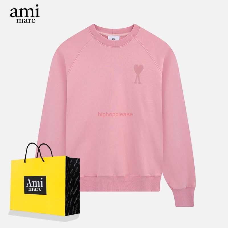 Ami Designer Fashion Clothing Men's Sweatshirts Ami Marc Official Website 2023 New Men's Women's Couple Costume Macaron Top Love Round Neck Fashion Brand Sweater
Ami Designer Fashion Clothing Men's Sweatshirts Ami Marc Official Website 2023 New Men's Women's Couple Costume Macaron Top Love Round Neck Fashion Brand Sweater