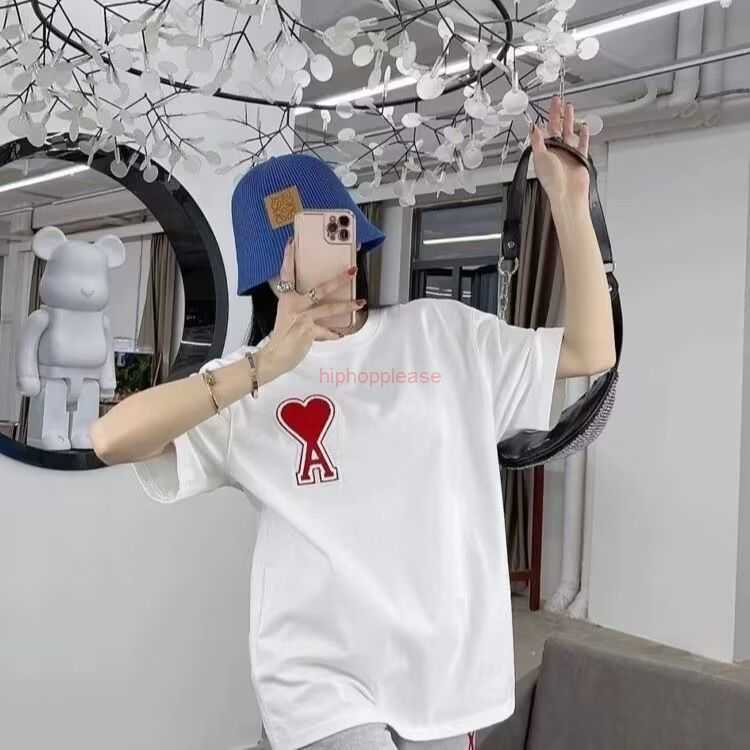 Ami Designer Fashion Clothing Tees Tshirts Summer New Pure Cotton Love Ami Couple T-shirt Unisex Short Sleeve Star Loose Embroidery Peach Heart Half Sleeve Fashion, White sticker with black heart
Ami Designer Fashion Clothing Tees Tshirts Summer New Pure Cotton Love Ami Couple T-shirt Unisex Short Sleeve Star Loose Embroidery Peach Heart Half Sleeve Fashion, White sticker with black heart