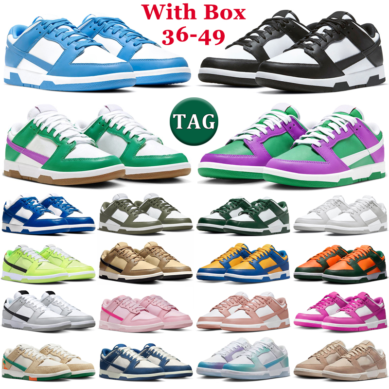 36-49 With Box Designer Shoes Men Women Low White Black Panda UNC Medium Olive Grey Fog Stadium Green Active Fuchsia Kentucky GAI Casual Mens Trainers Sports Sneakers, 16
36-49 With Box Designer Shoes Men Women Low White Black Panda UNC Medium Olive Grey Fog Stadium Green Active Fuchsia Kentucky GAI Casual Mens Trainers Sports Sneakers, 16