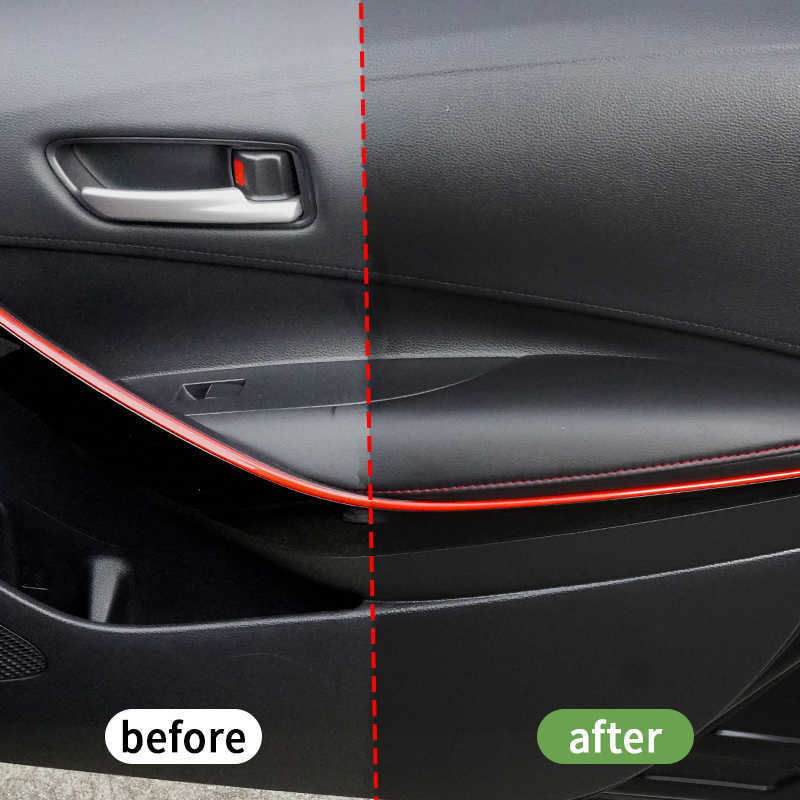 New Restorer Polish Leather Cleaner Spray Back To Black Gloss Hgkj S3 50ml Interior Plastic Renovator Car Accessories