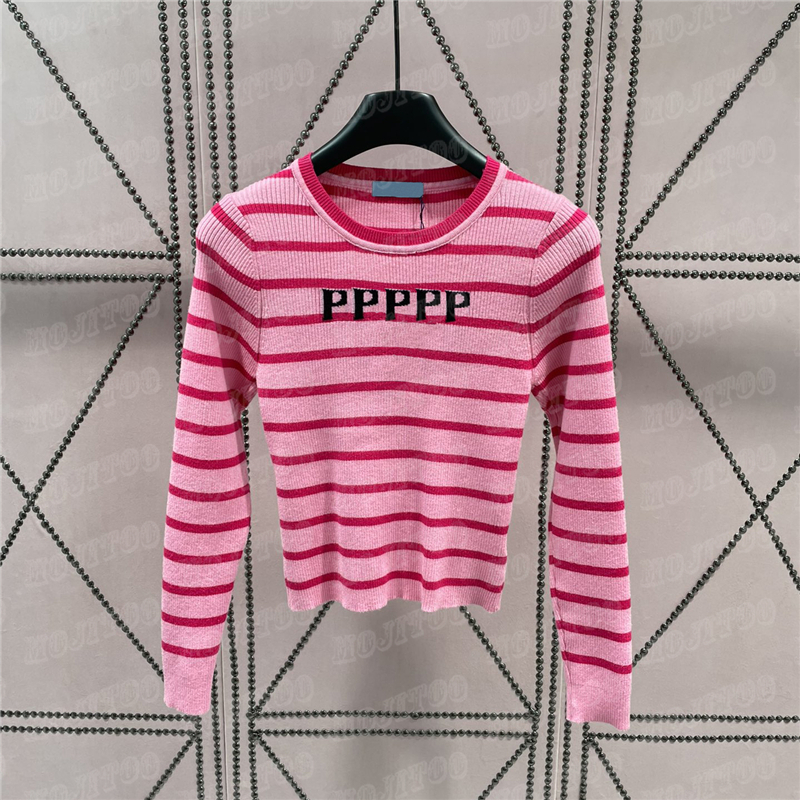 Striped Letter Knits Sweaters Women T Shirts Tops Fashion Designer Slim Knitted Pullover Long Sleeve Tees, Black
Striped Letter Knits Sweaters Women T Shirts Tops Fashion Designer Slim Knitted Pullover Long Sleeve Tees, Black