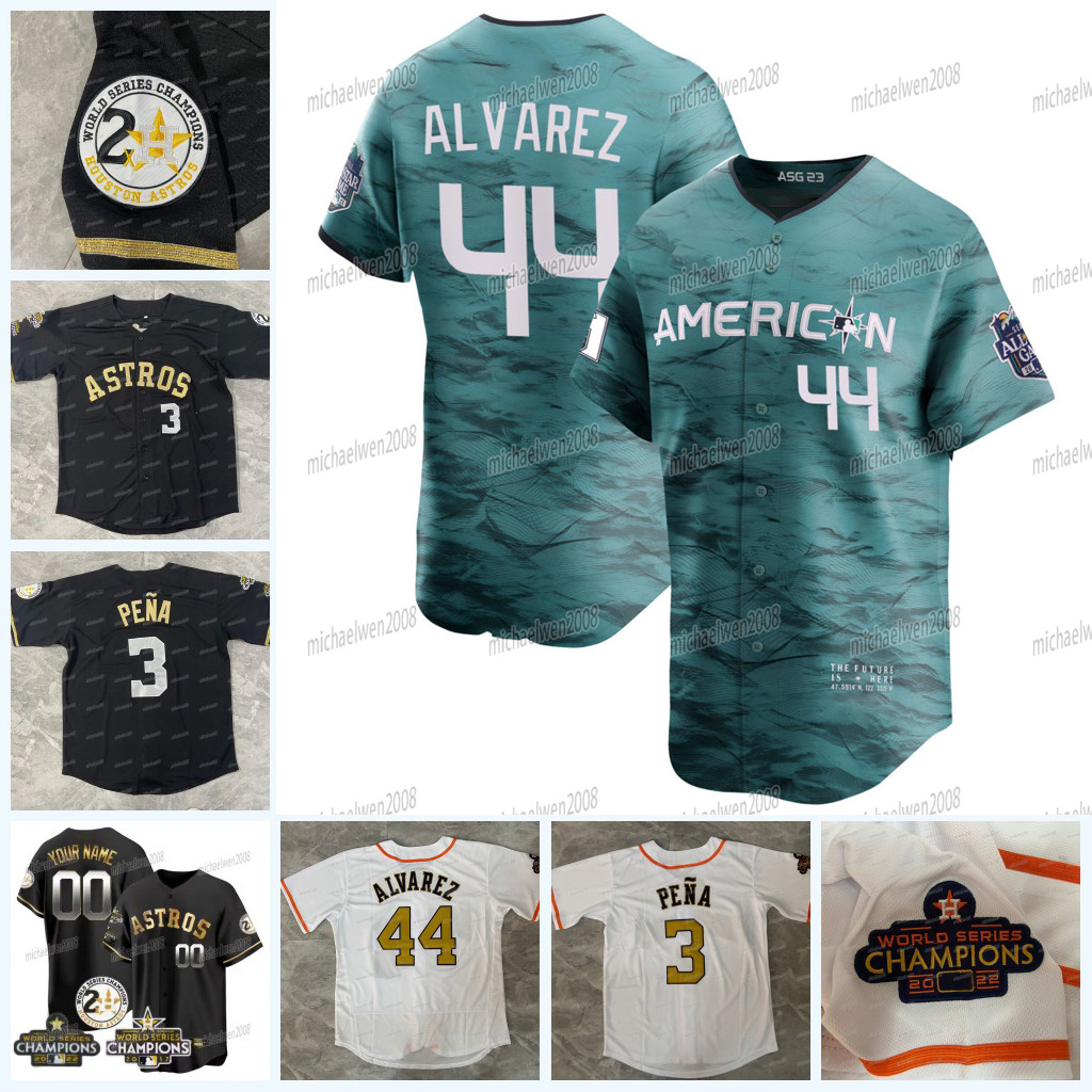Astros 2023 All Star Jersey Jose Altuve Jeremy Pena Jake Meyers Kyle Tucker Yordan Alvarez Alex Bregman Jose Abreu David Hensley Jose Urquidy Brantley Houston, Men cool base
Astros 2023 All Star Jersey Jose Altuve Jeremy Pena Jake Meyers Kyle Tucker Yordan Alvarez Alex Bregman Jose Abreu David Hensley Jose Urquidy Brantley Houston, Men cool base