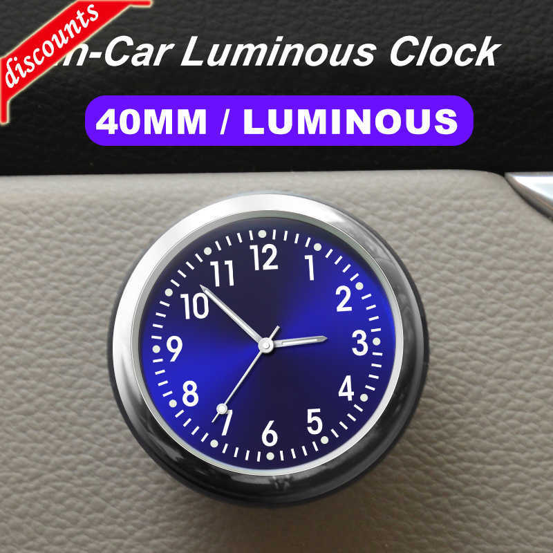 New Quartz Mini Electronic Waterproof Bicycle Motorcycle Watch Auto Dashboard Clock In Car