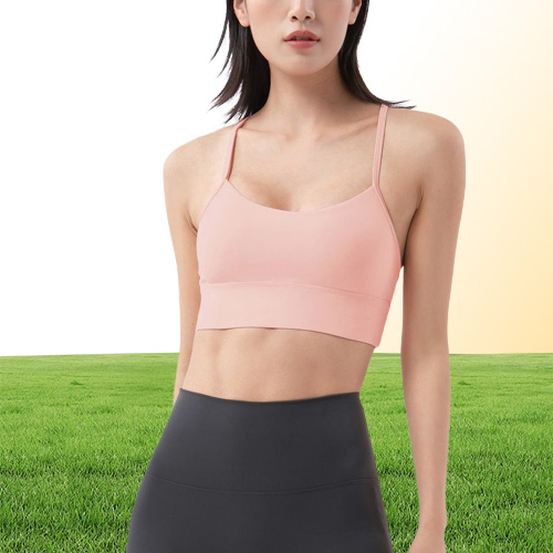 SOISOU Sexy Top Women Bras Sports Yoga Fitness s Bra Y Beauty Back Elastic Breathable Female Underwear Tops 2205188038907