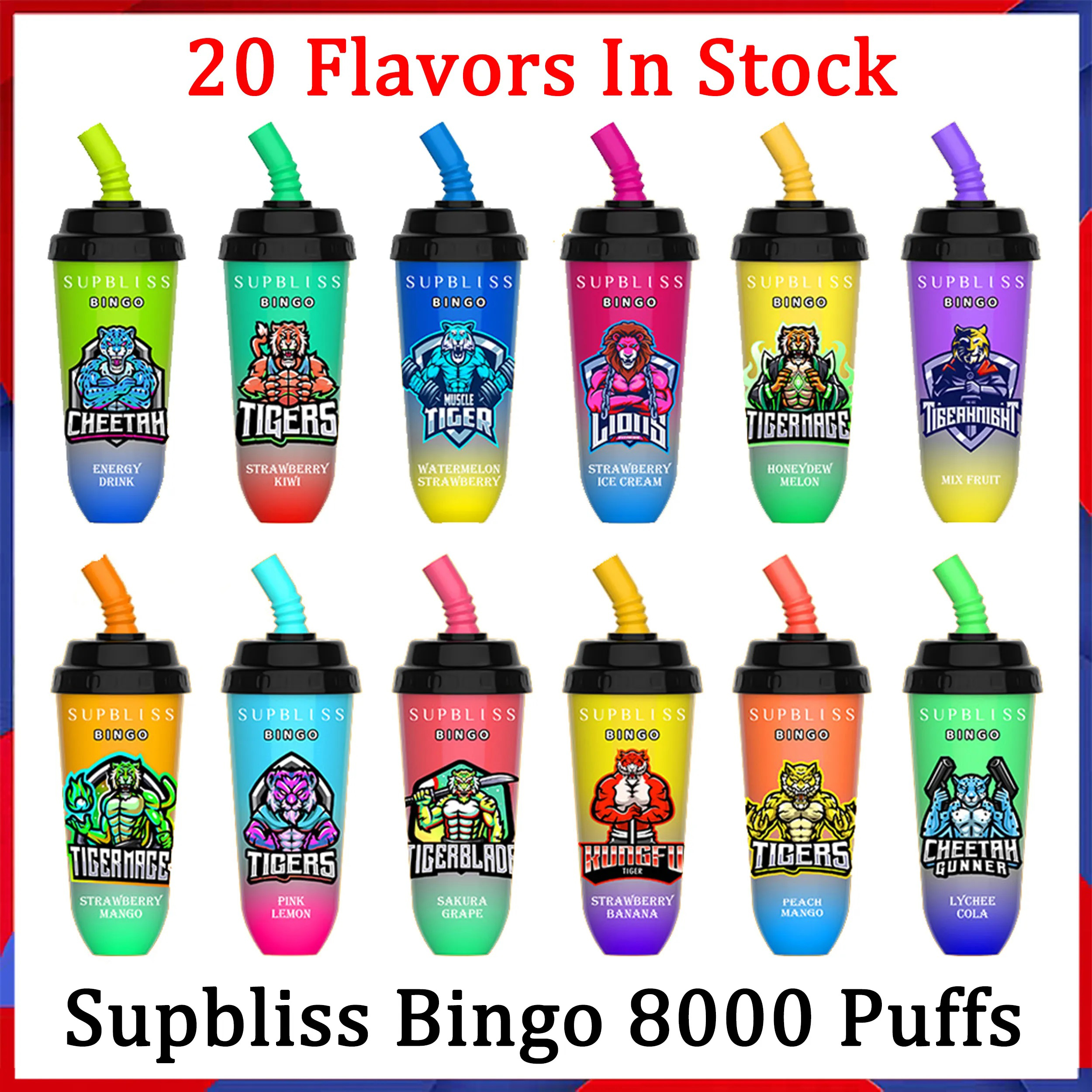 Original RandM Supbliss Bingo 8000 Puffs Disposable Vape 8000 puff 20 Flavor Milktea Cup 16ml 650mAh Rechargeable Battery Type-c Cartridges E Cigarettes 2% 5% Avaible
Original RandM Supbliss Bingo 8000 Puffs Disposable Vape 8000 puff 20 Flavor Milktea Cup 16ml 650mAh Rechargeable Battery Type-c Cartridges E Cigarettes 2% 5% Avaible