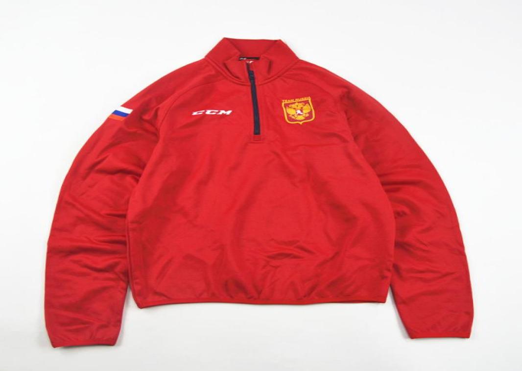 CCM fleece quick drying Russian hockey national team adult Half Zip Mock Neck7758198, Red
CCM fleece quick drying Russian hockey national team adult Half Zip Mock Neck7758198, Red