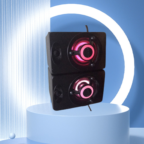 USB Wired Speaker LED Breathing Lights Computer Speakers Bass Stereo Music Player Sound Box for Laptop Notebook Tablet PC Smart Ph
