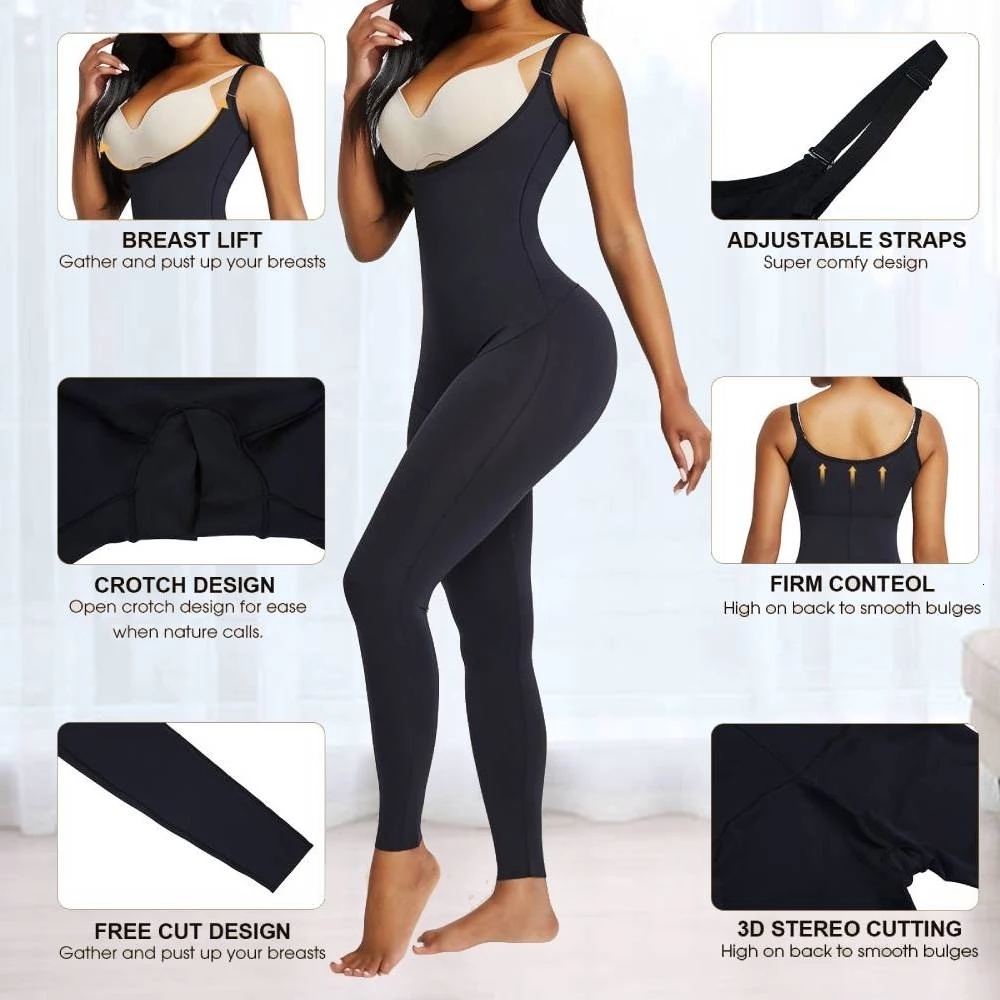Waist Tummy Shaper Fajas Colombianas Women Full Body Shapewear Corset Modeling Strap Waist Trainer Slimming Underwear Bodysuit Reductive Girdle 230701