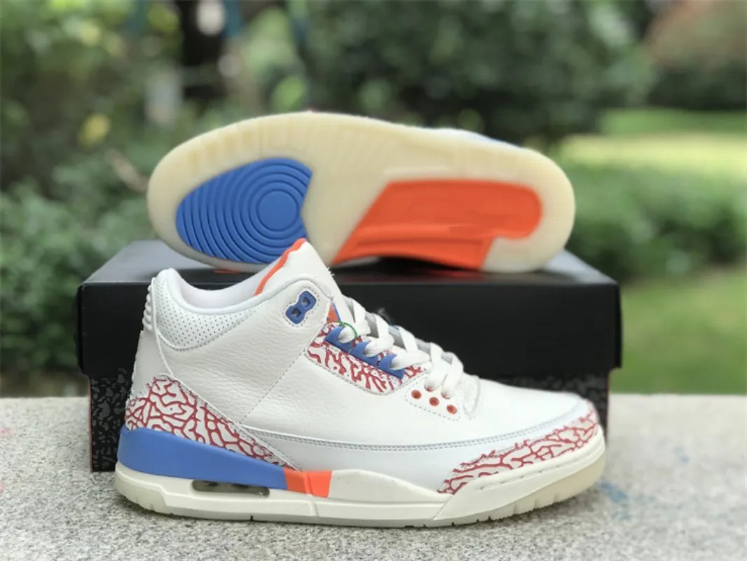 Authentic High Quality Jumpman 3s Men Women Shoes Mr. Triple Double Athletic Designer Basketball Shoes Outdoor Sneakers White Blue Orange Fast De