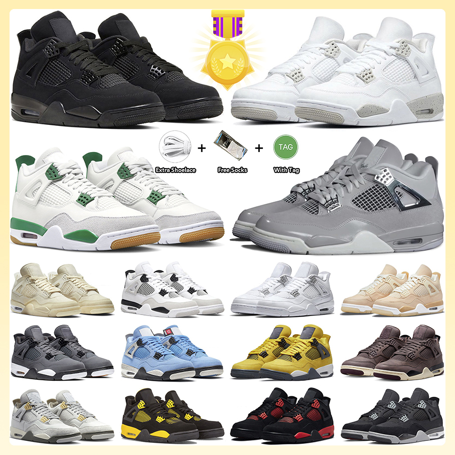 Jumpman 4 4s Basketball Shoes Frozen Moments Pine Green Military Black Cat University Blue White Oreo White Cement Red Thunder Photon Dust Sneakers for Men and Women, Item#34
Jumpman 4 4s Basketball Shoes Frozen Moments Pine Green Military Black Cat University Blue White Oreo White Cement Red Thunder Photon Dust Sneakers for Men and Women, Item#34