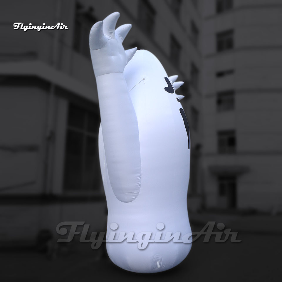 Scary Large White Inflatable Ghost Balloon Halloween Character Air Blow Up Spirit For Yard Decoration