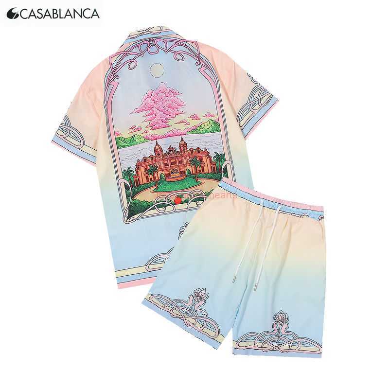 Casa Designer Fashion Clothing Shirts Tracksuits Casablanca 2023 New Coastal City Treasure Print Casual Short Sleeve Shirt Set for Men Women, Shipping fee
Casa Designer Fashion Clothing Shirts Tracksuits Casablanca 2023 New Coastal City Treasure Print Casual Short Sleeve Shirt Set for Men Women, Shipping fee