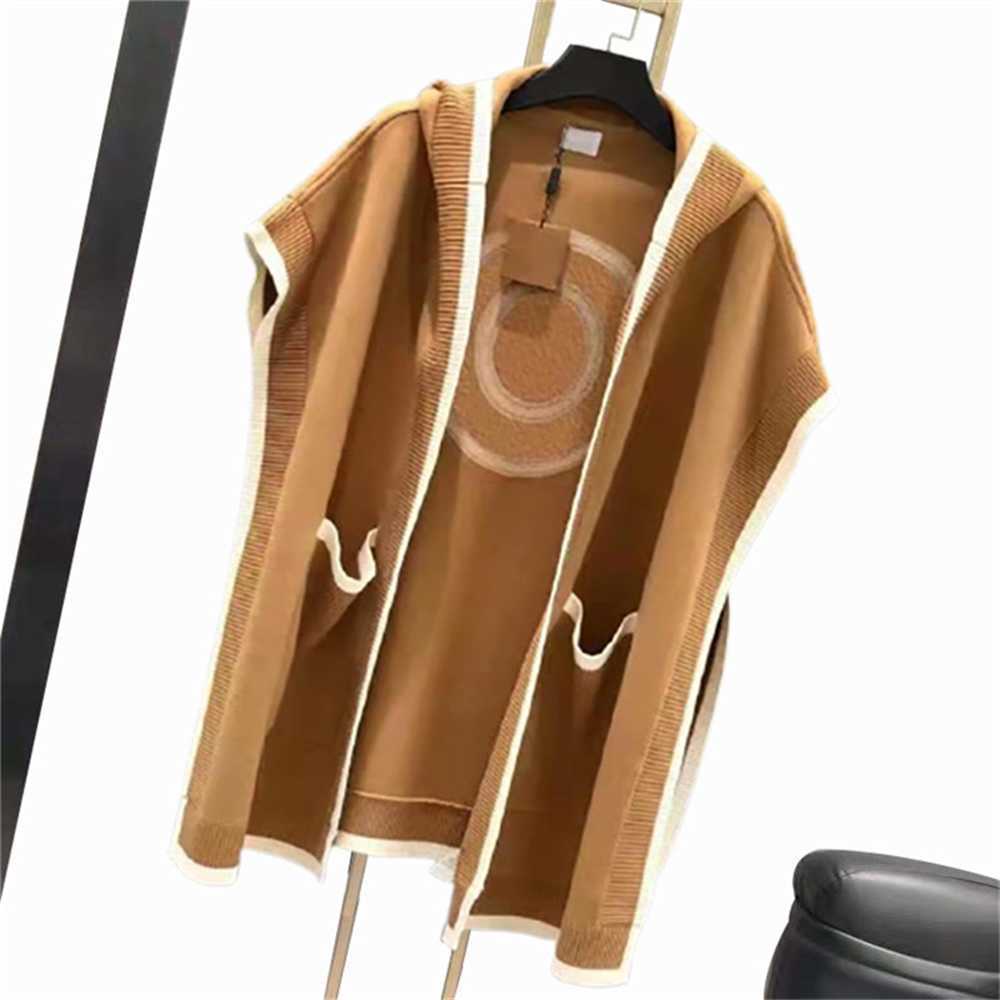 Women' Cape Bubbeey Outerwear & Coats Autumn and Winter Hooded Sleeveless Knitted Tops Fashion Design All-match Casual Loose Cloak Shawl Designer Apparelzzvrntz7, Black1
Women' Cape Bubbeey Outerwear & Coats Autumn and Winter Hooded Sleeveless Knitted Tops Fashion Design All-match Casual Loose Cloak Shawl Designer Apparelzzvrntz7, Black1