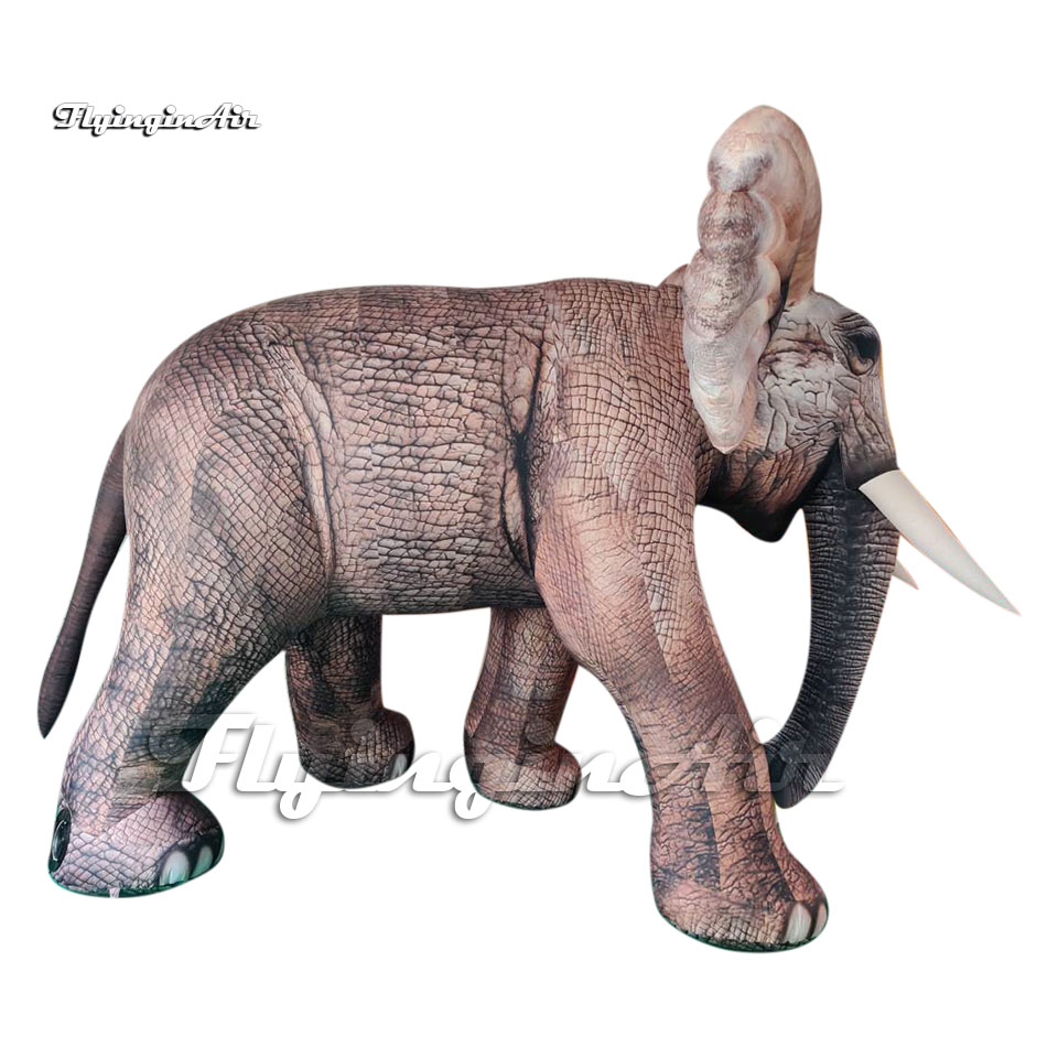 Wonderful Parade Animal Real Large Inflatable Elephant Mascot Balloon For Park Decoration