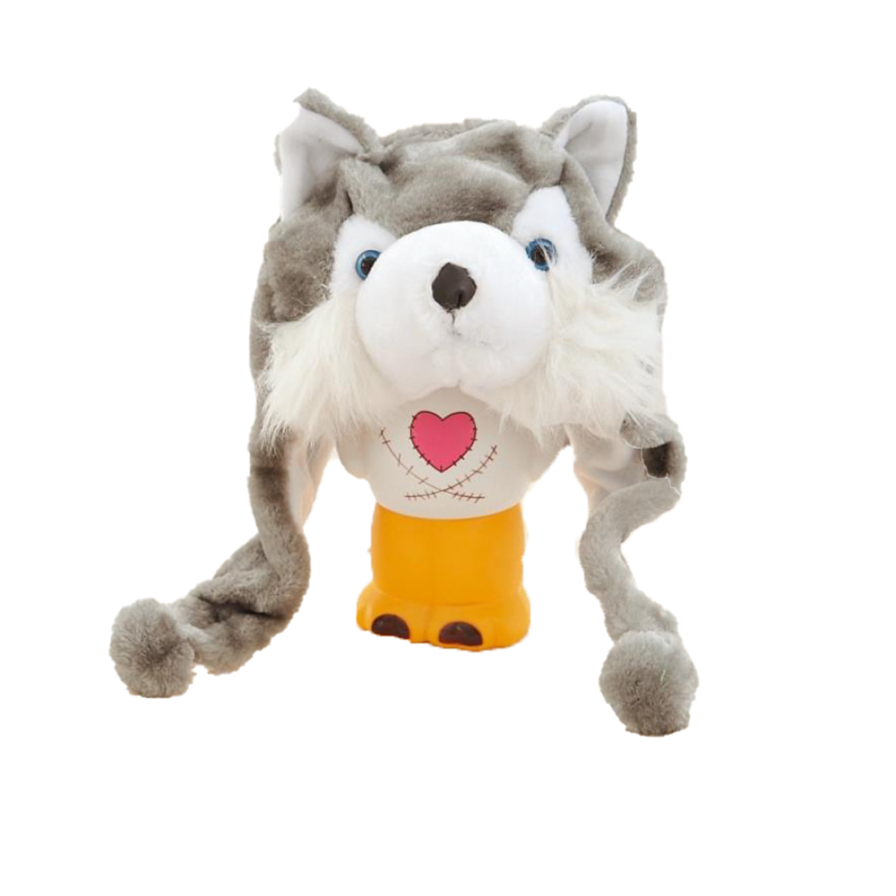 Plush Fur Animal Hat Cute Cartoon Dog Rabbit Cow Panda Winter Warm Cap Party Christmas Halloween Decorations Cosplay Accessories5865427