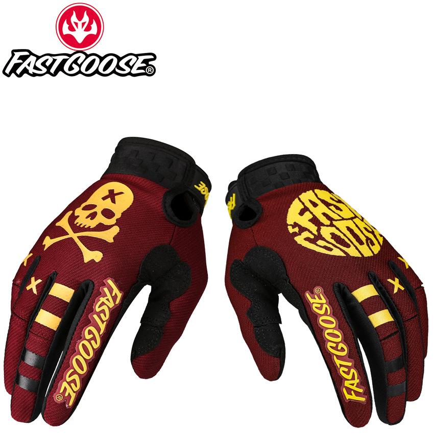 2023 Trend Fashion Burst Outdoor Sports Gloves Long Finger Touch Screen Motorcycle Gloves