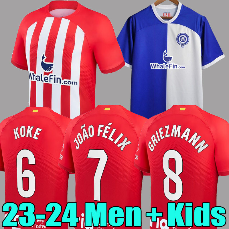 23 24 Atletico MORATA Madrids soccer jerseys JOAO FELIX 2023 2024 M.LLORENTE GRIEZMANN KOKE SAUL Correa LEMAR football shirt men kids kit sets uniforms, Kids 23-24 away
23 24 Atletico MORATA Madrids soccer jerseys JOAO FELIX 2023 2024 M.LLORENTE GRIEZMANN KOKE SAUL Correa LEMAR football shirt men kids kit sets uniforms, Kids 23-24 away