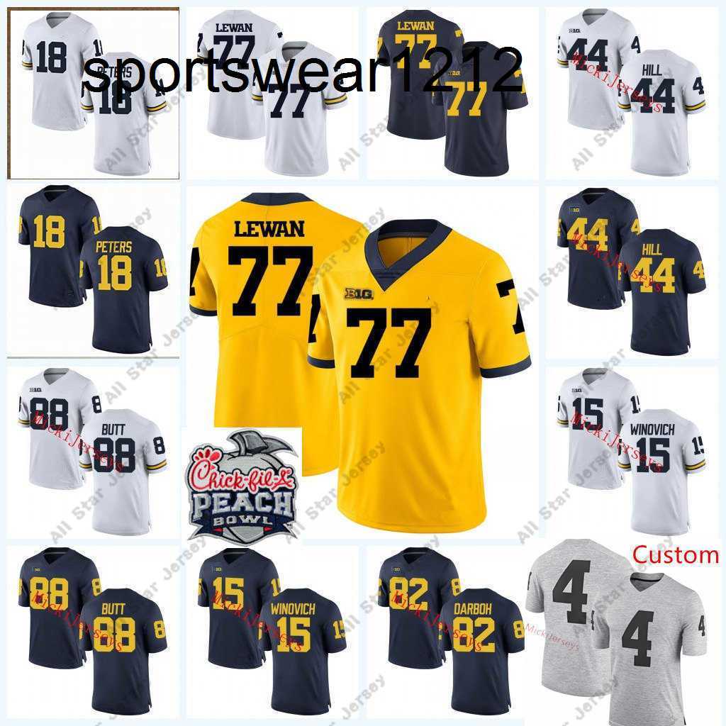 American College Football Wear 2022 NCAA Custom Michigan Wolverines Stitched Football Jersey 15 Chase Winovich 76 Steve Hutchinson 22 Ty Law 96 Tom Mack 17 Tyrone Whe, Black silver
American College Football Wear 2022 NCAA Custom Michigan Wolverines Stitched Football Jersey 15 Chase Winovich 76 Steve Hutchinson 22 Ty Law 96 Tom Mack 17 Tyrone Whe, Black silver