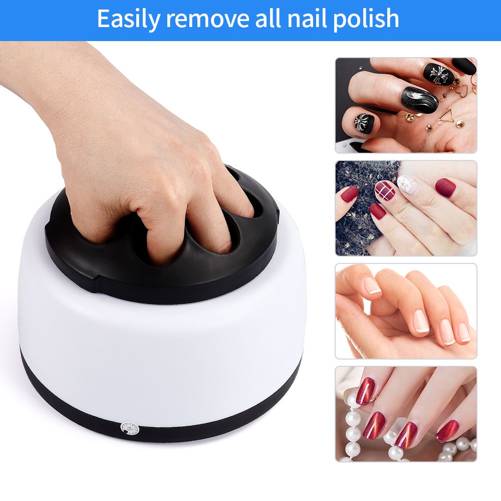 Nail Treatments Steam Polish Removal Machine UV Gel Remover Steamer Heating Acetone Soak Remove 230703