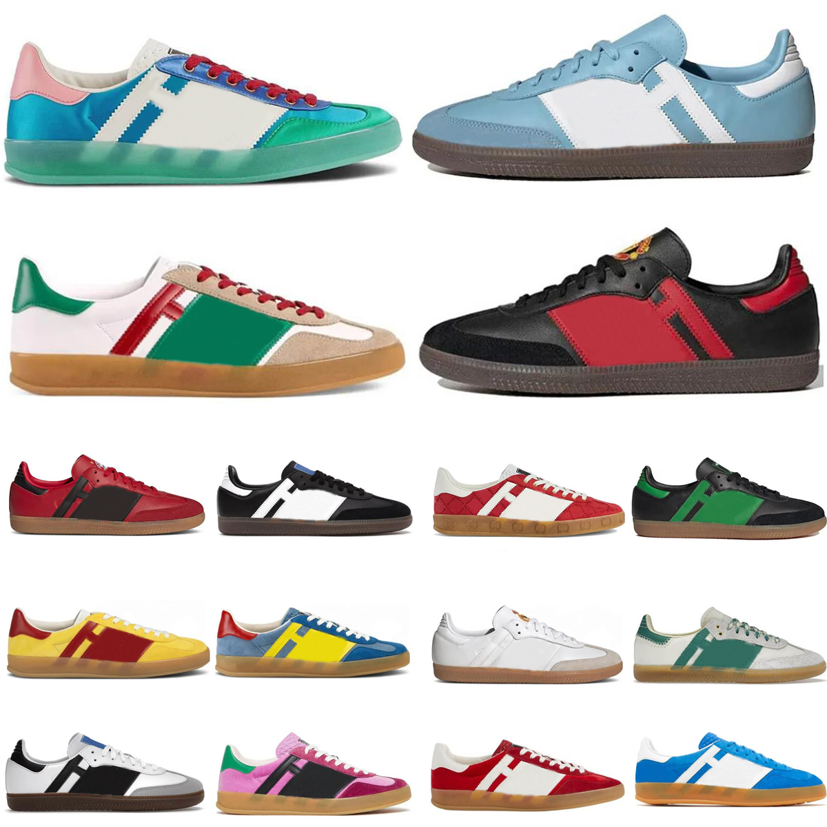 Wholesale Designer shoes Sambas xAD Sneakers Casual Shoes Pink Vegan OG Black White Gum Green suede Canvas Gazelles mens sneakers Luxury Running Shoes trainers, #30
Wholesale Designer shoes Sambas xAD Sneakers Casual Shoes Pink Vegan OG Black White Gum Green suede Canvas Gazelles mens sneakers Luxury Running Shoes trainers, #30