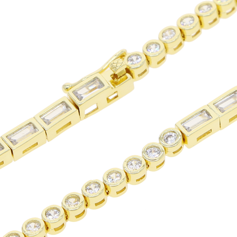 sdzstone New Arrive Square Colorful Rainbow Bracelet Women Men Iced Out Bling Cubic Zirconia Couple Jewelry Gift