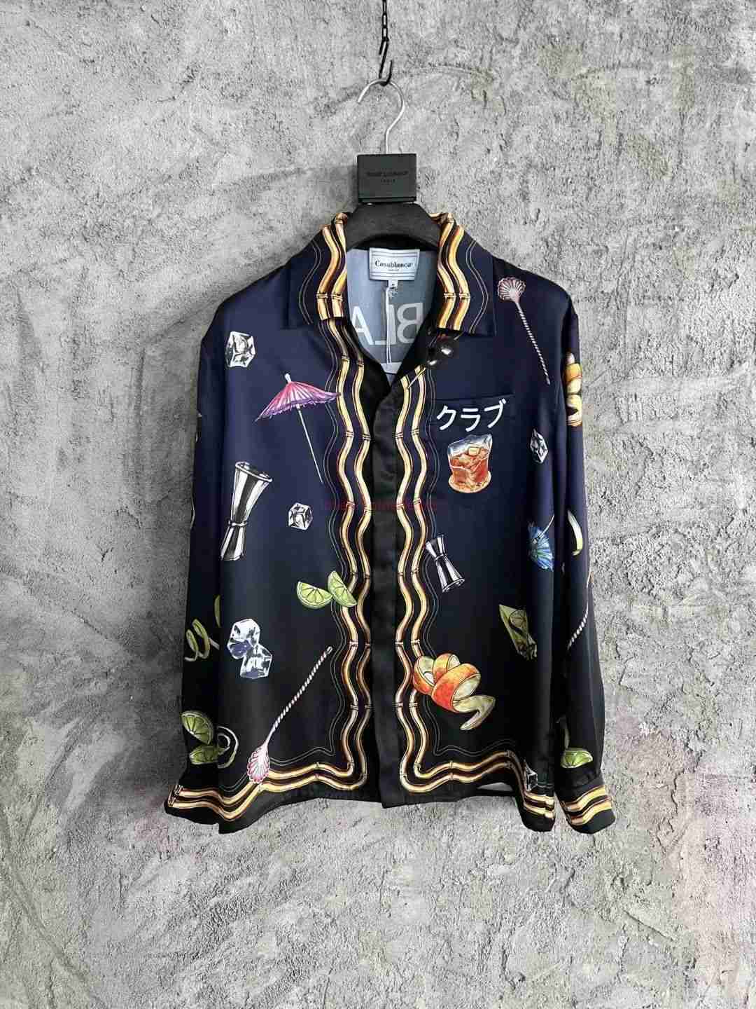 Casa Designer Fashion Clothing Shirts Tracksuits Casablanca Whisky Printed Silk Unisex Sicilian Flower Holiday Long Sleeve Shirt, Shipping fee
Casa Designer Fashion Clothing Shirts Tracksuits Casablanca Whisky Printed Silk Unisex Sicilian Flower Holiday Long Sleeve Shirt, Shipping fee