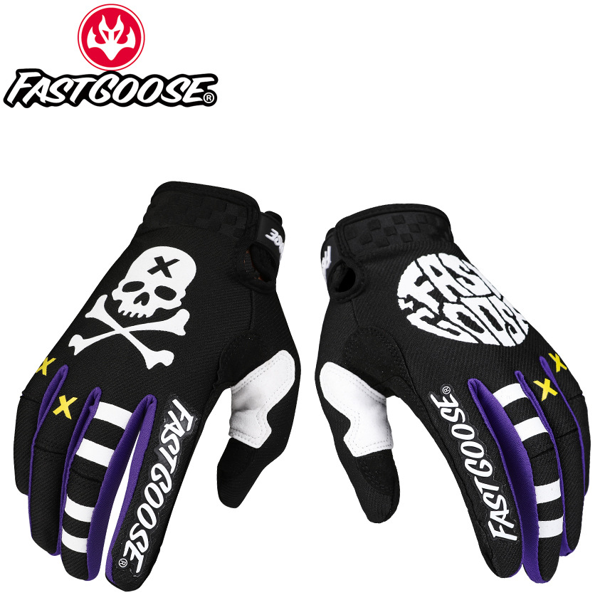 2023 Trend Fashion Burst Outdoor Sports Gloves Long Finger Touch Screen Motorcycle Gloves